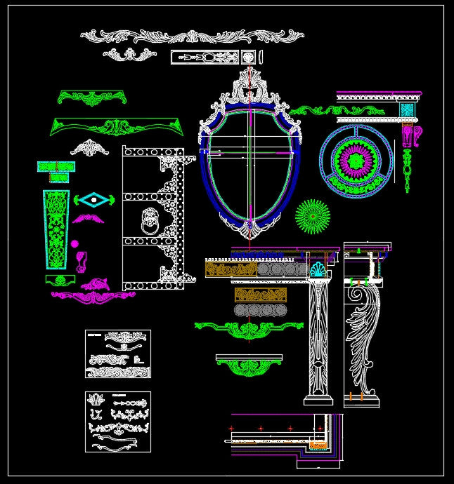 Over 1000+ Architecture Ornamental Elements(Best Collections)-Architecture Decoration Drawing,Decorative Elements,Architecture DecorationDrawing,Architecture Decor,Interior Decorating