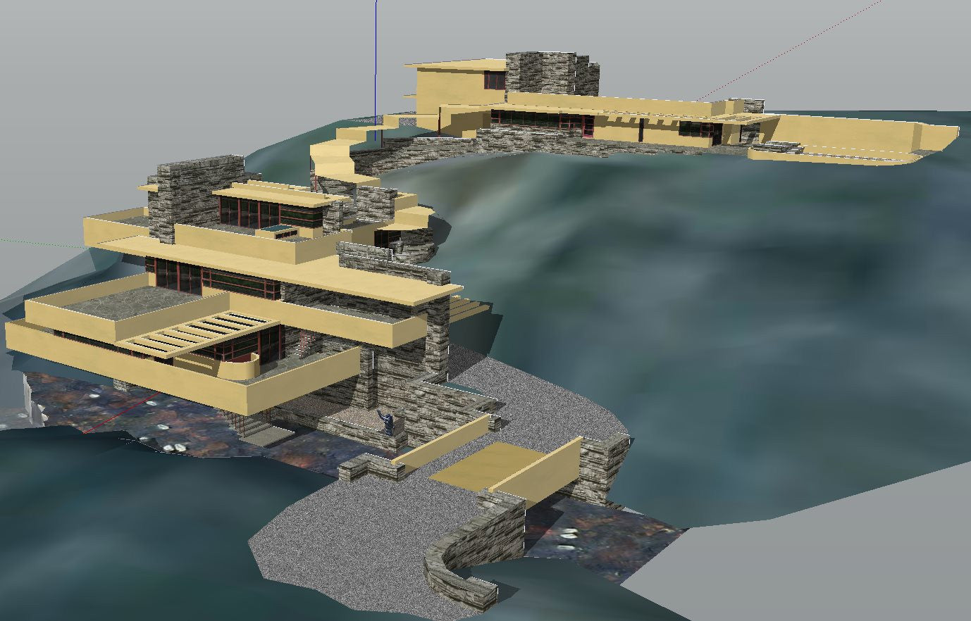 16 Projects of Frank Lloyd Wright Architecture Sketchup 3D Models(Recommanded!!)