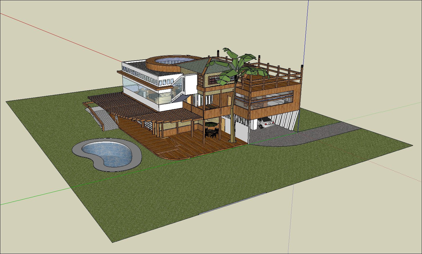 Download 24 Types of Le Corbusier Architecture Sketchup 3D Models(*.skp file format).