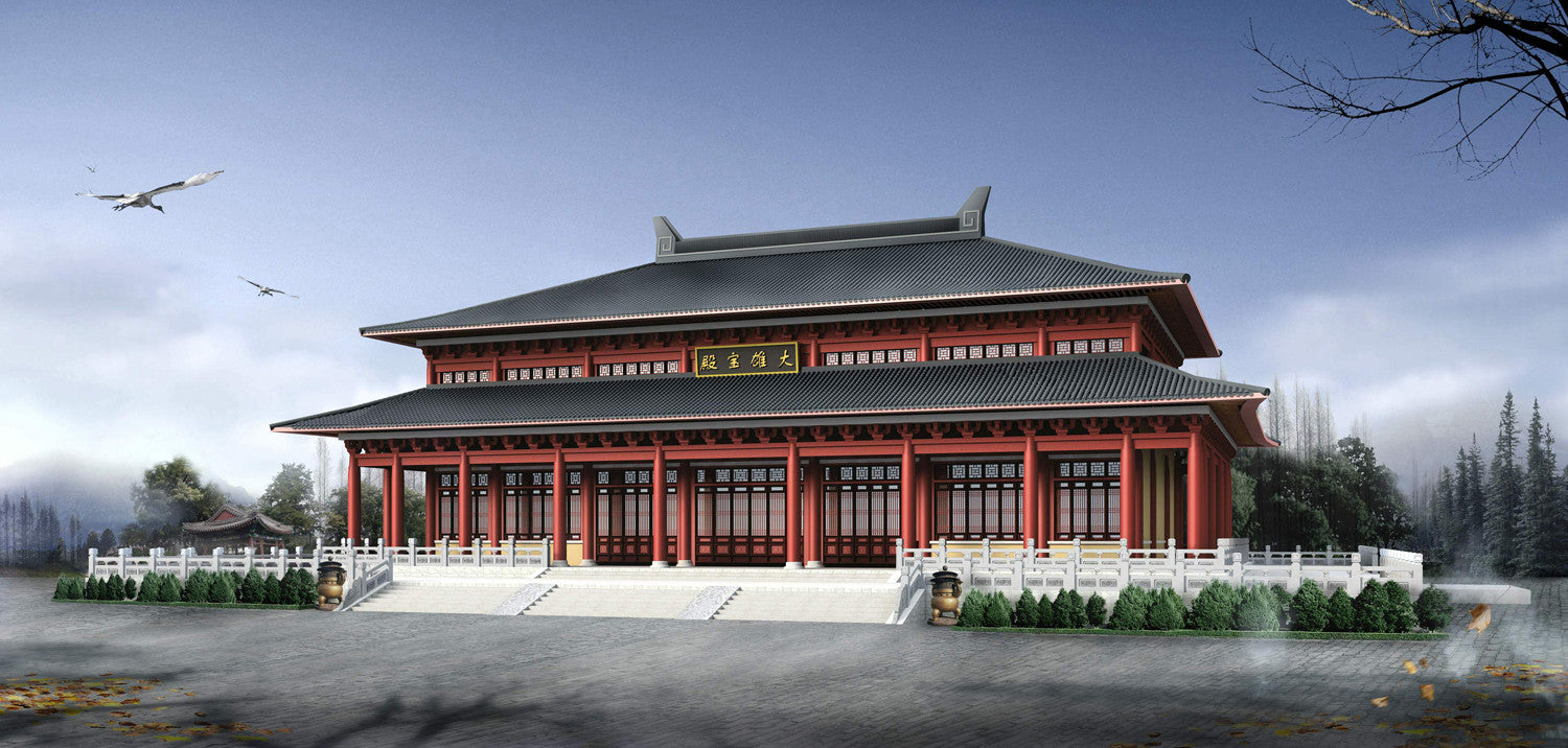  Chinese Architecture CAD Drawings(Grand Hall -Chinese Temple)