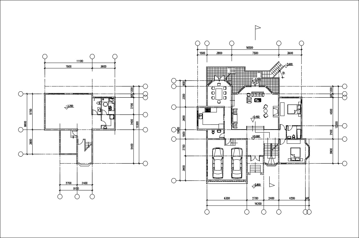 Villa Design CAD Drawings V18