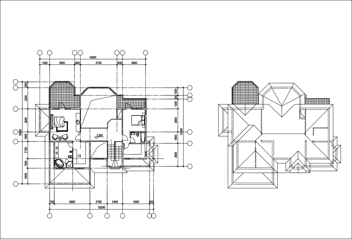 Villa Design CAD Drawings V18