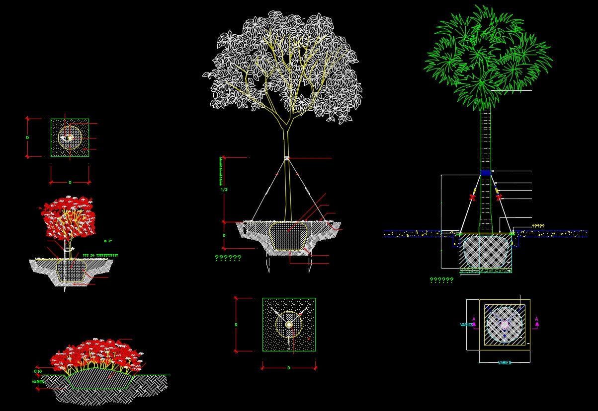 Tree plan details