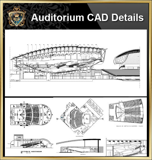 @Auditorium Design,Autocad Blocks,AuditoriumDetails,Auditorium Section,Auditorium elevation design drawings