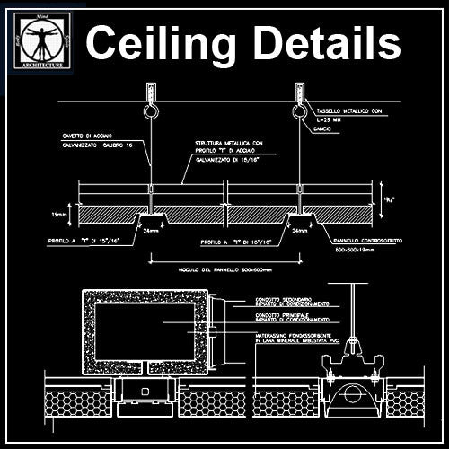 Free Ceiling Details 2 Cad Design Free Cad Blocks Drawings Details