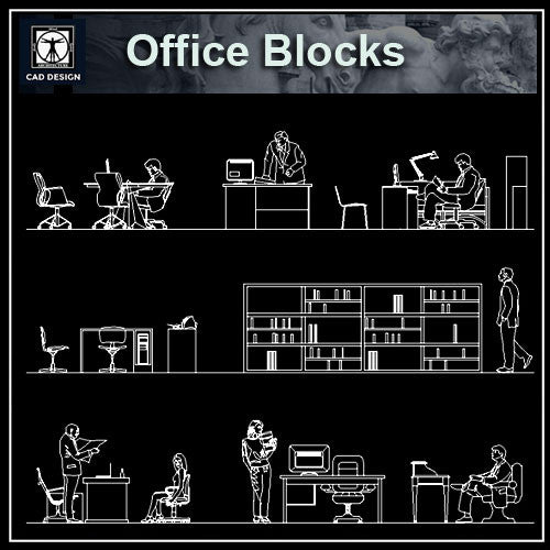Office Blocks And Plans Cad Design Free Cad Blocks Drawings