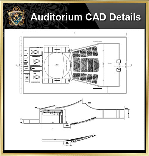 @Auditorium Details Design,Autocad Blocks,AuditoriumDetails,Auditorium Section,Auditorium elevation design drawings