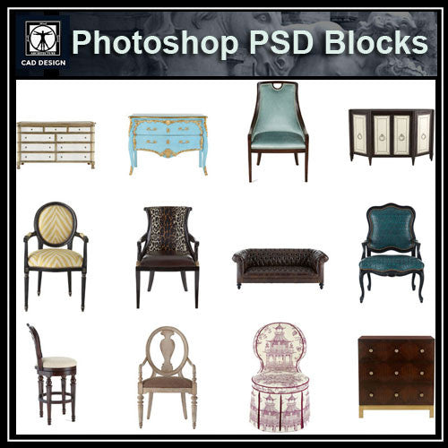 Photoshop Psd Luxury Furniture Blocks 2 Cad Design Free Cad
