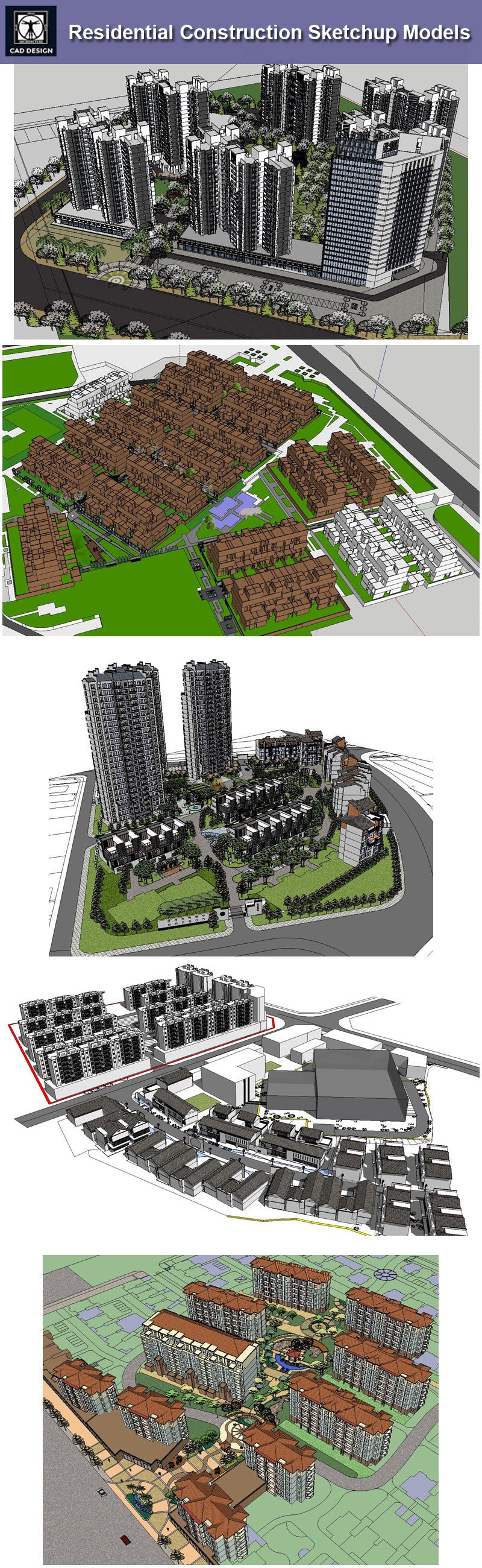 【Download 25 Residential Construction Sketchup 3D Models】 (Recommanded!!)