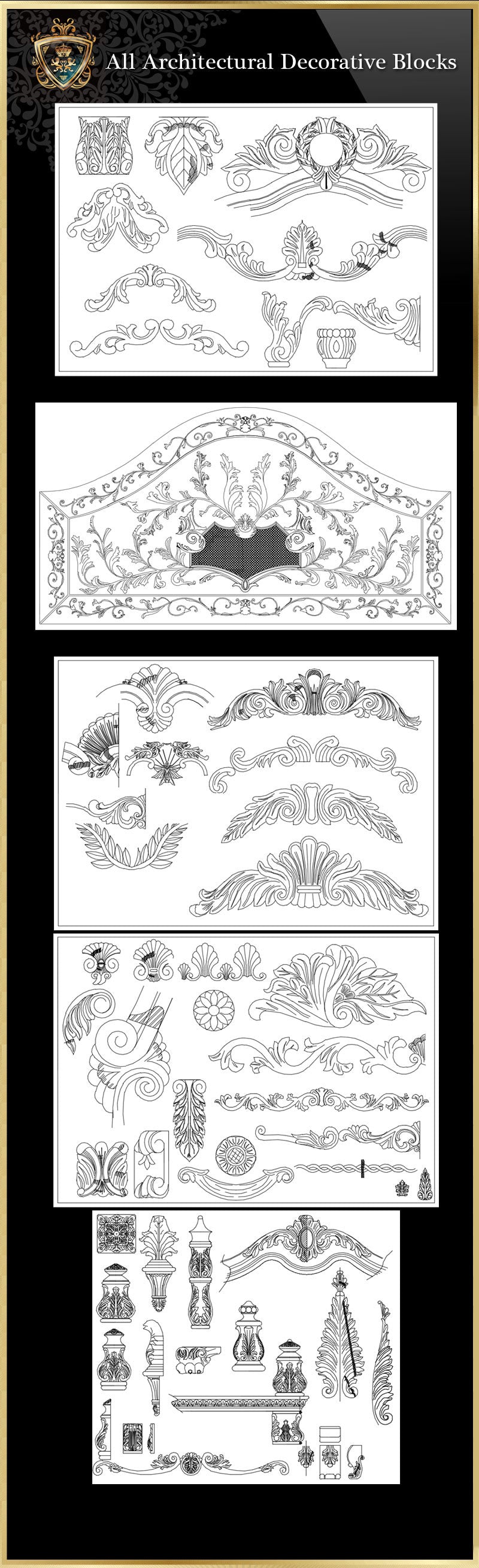 All Architectural decorative blocks  Architecture Decoration Drawing,Decorative Elements,Architecture DecorationDrawing,Architecture Decor,Interior Decorating