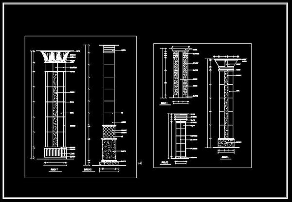 Column Design Drawing – CAD Design | Free CAD Blocks,Drawings,Details