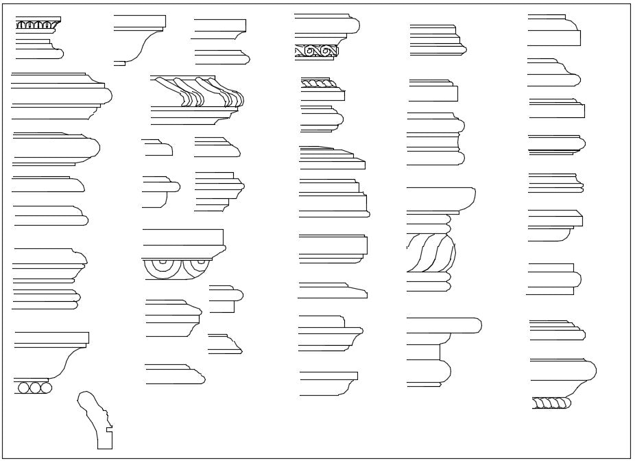 Over 1200+ Decorative Elements,Crown molding,Chair-rail,Door Trim,Skirting Board,Corner Post,Plain Molding