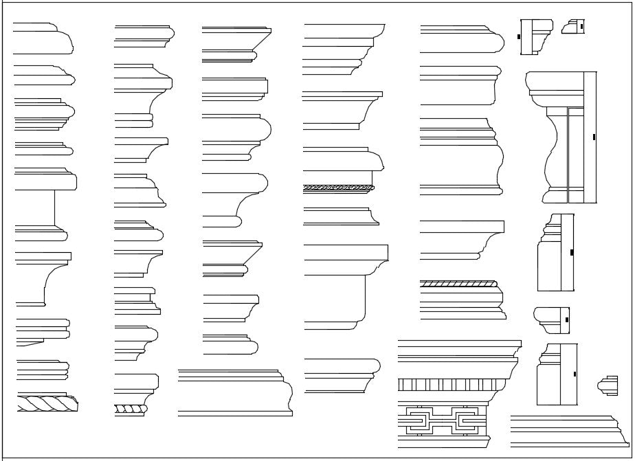 Over 1200+ Decorative Elements,Crown molding,Chair-rail,Door Trim,Skirting Board,Corner Post,Plain Molding