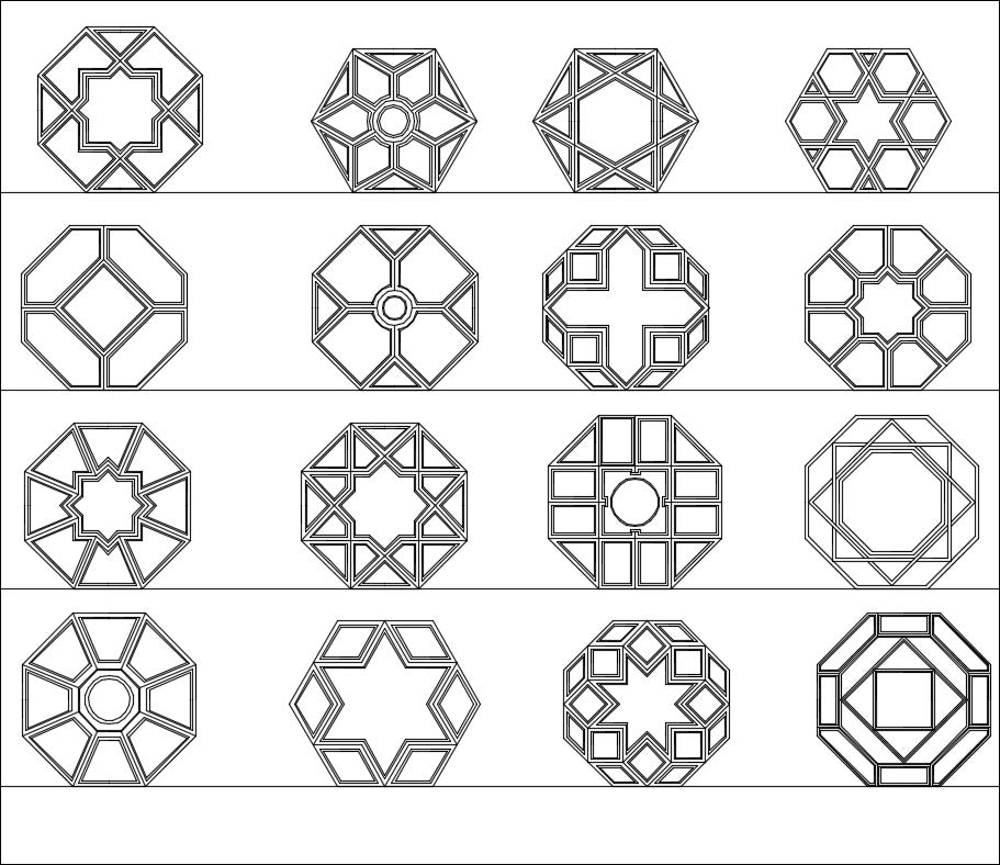 All Chinese Decoration Elements CAD blocks