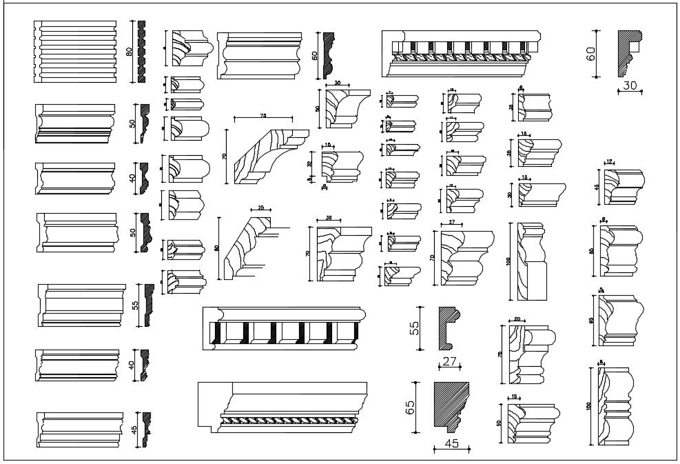 Over 1200+ Decorative Elements,Crown molding,Chair-rail,Door Trim,Skirting Board,Corner Post,Plain Molding