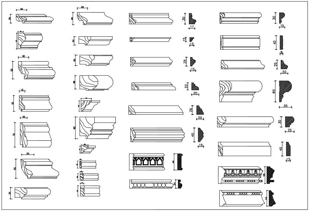 Over 1200+ Decorative Elements,Crown molding,Chair-rail,Door Trim,Skirting Board,Corner Post,Plain Molding