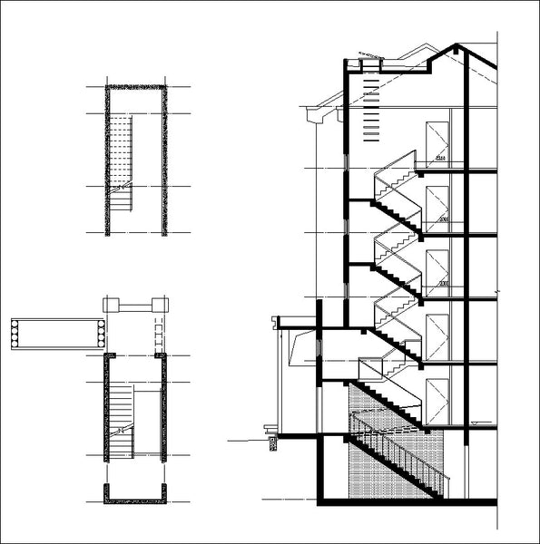 Free Stair Elevation Cad 2 – CAD Design | Free CAD Blocks,Drawings,Details