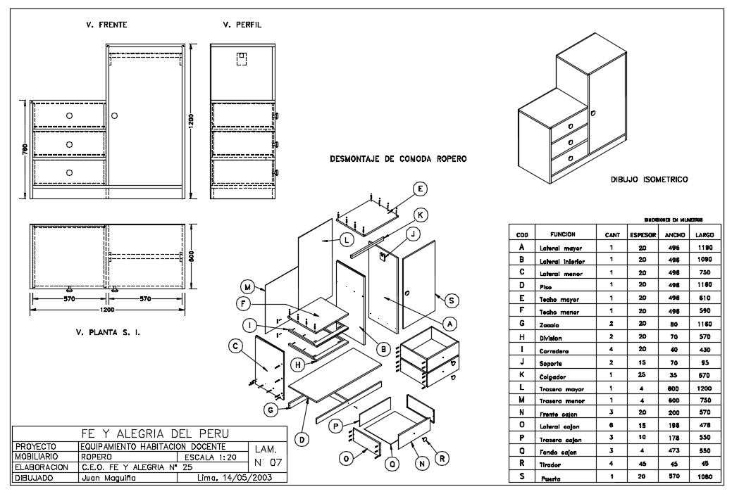  Drawer sectional detail AutoCAD Dwg files. This drawing to help to carpenter to make drawers and cabinet.