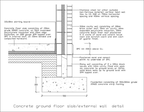 Free Cad Details Ground Floor Slab Cad Design Free Cad Blocks