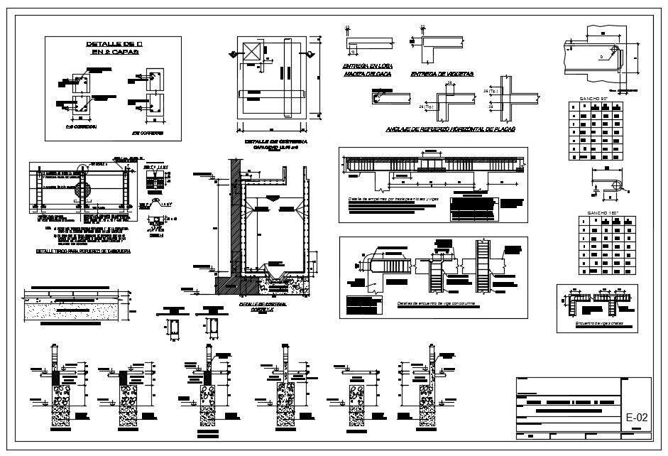 Floor joists in Residential Construction, Stair Framing structure detail, Footing steel bar detail, Lay-out detail, Beam & column detail.