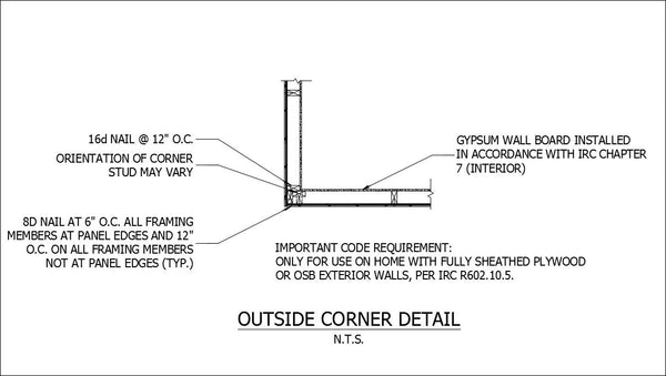 Free Cad Details Outside Corner Wall Detail Cad Design