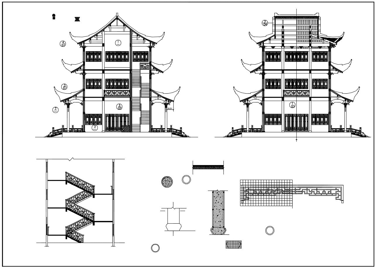 Chinese Architecture CAD Drawings