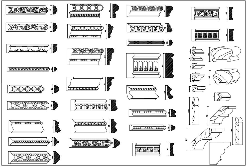 Over 1200+ Decorative Elements,Crown molding,Chair-rail,Door Trim,Skirting Board,Corner Post,Plain Molding