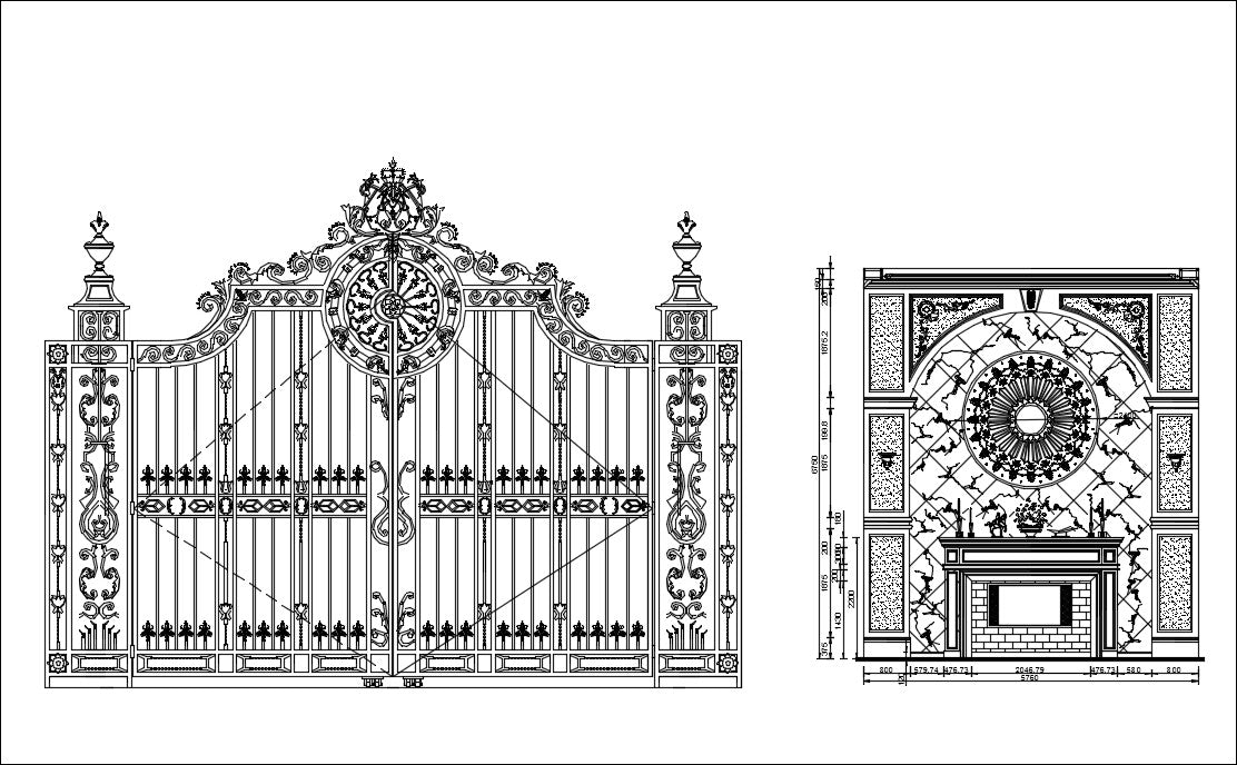 Over 500+ Neoclassical Interiors Decor, Decorative elements-Frame,Pattern,Border,Door,Windows,Cabinet,Lattice,Ceiling,Paving