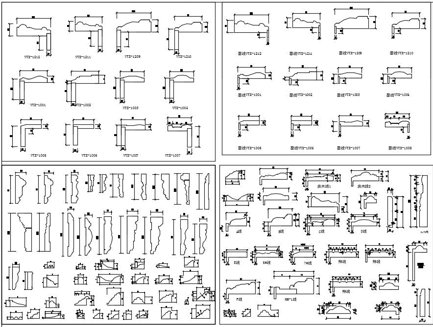 Over 1200+ Decorative Elements,Crown molding,Chair-rail,Door Trim,Skirting Board,Corner Post,Plain Molding