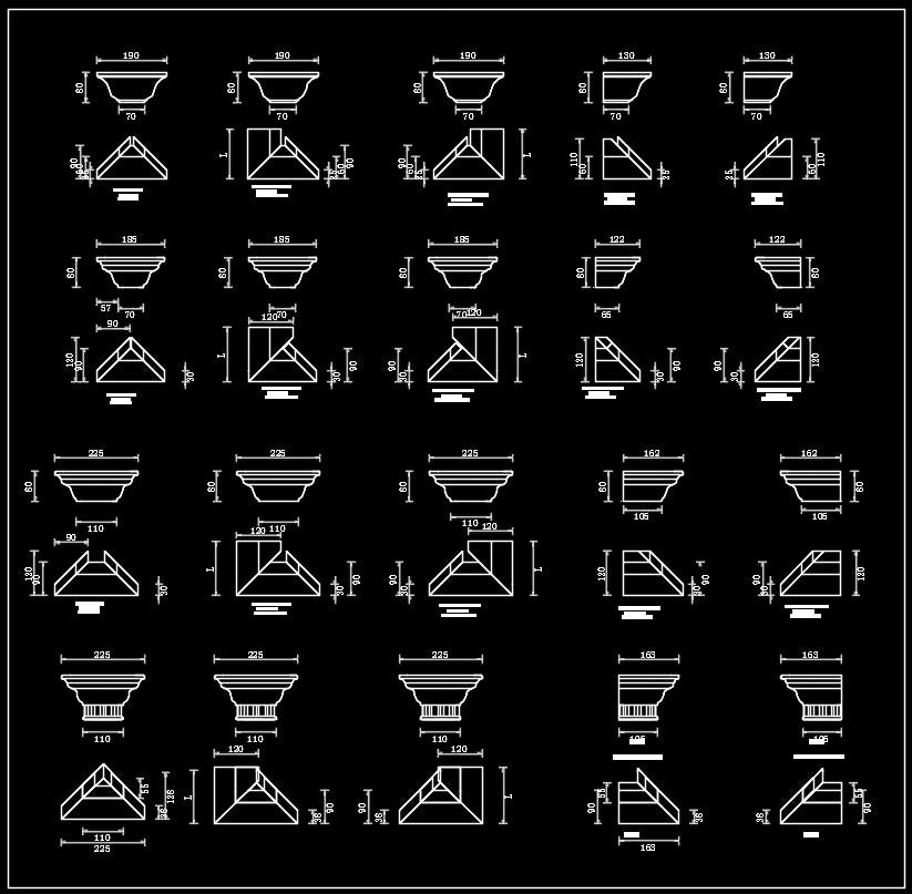 Over 1200+ Decorative Elements,Skirting Board,Corner Post,Neoclassicism Decor,Baroque,Rococo,Door Trim