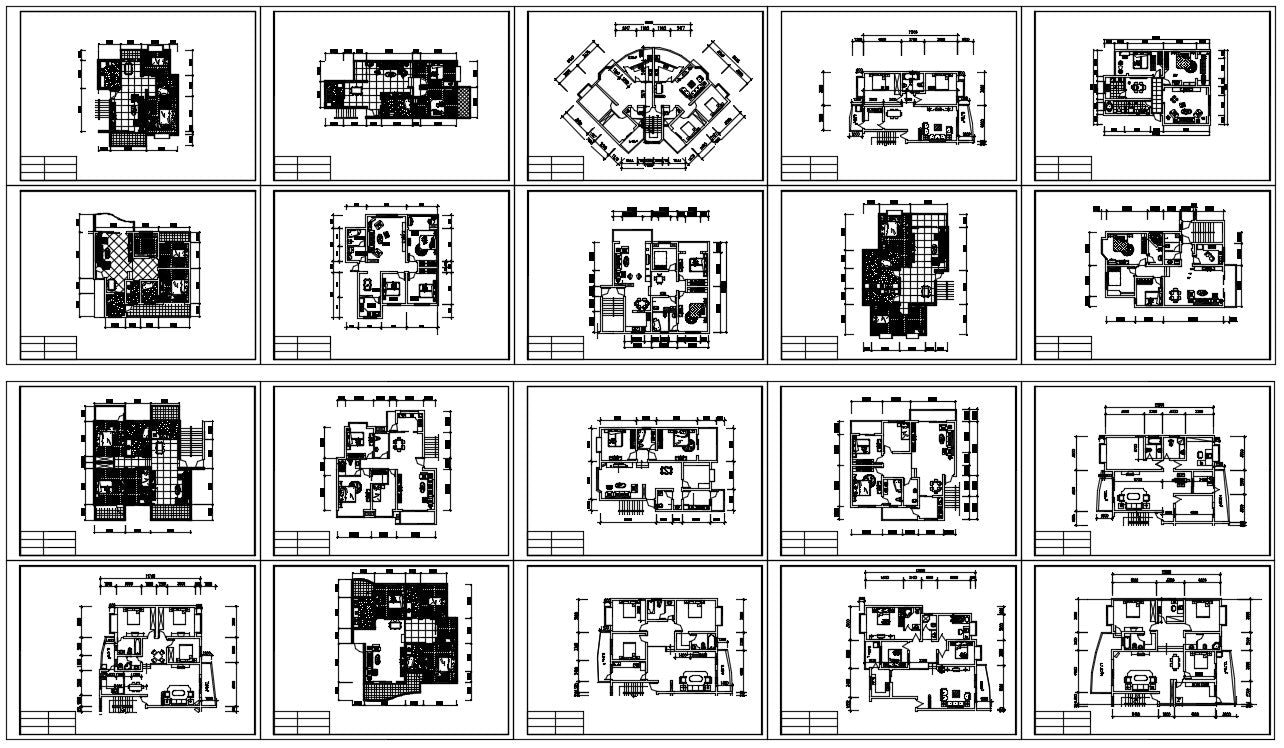 85 Residential Layout Plans (Best Recommanded!!)