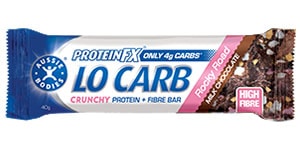 Aussie Bodies - ProteinFX - Low Carb - Crunchy Protein + Fiber Bar Rocky Road Review