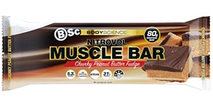 BSC - Nitrovol Muscle Bar - Chunky Peanut Butter Fudge Review