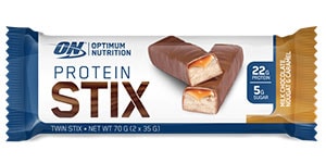 Optimum Nutrition - Protein stix - Milk Choc - Nougat and caramel Review