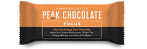 Peak Chocolate Focused Energy Dark Chocolate - Active