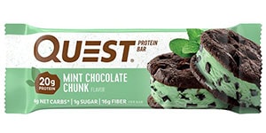 Quest Bar - Mint Chocolate Chunk Review