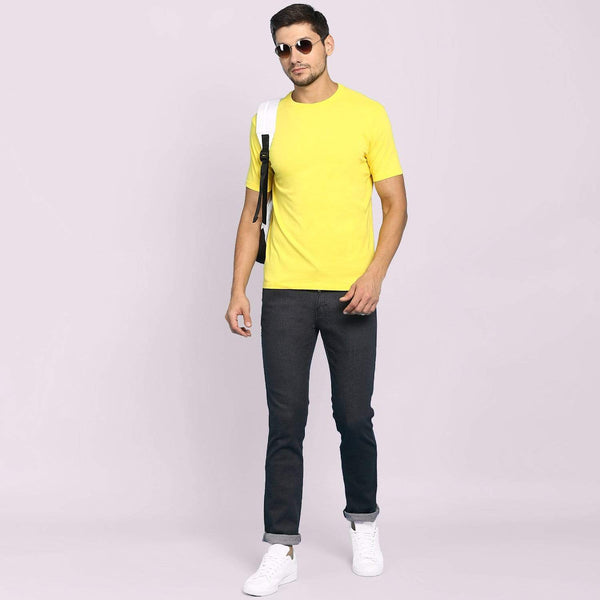yellow shirt mens outfit