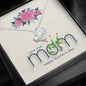 To My Mom, Happy Mother's Day, Knot Pendant For Your Mom, I Love You Necklace, Necklace With Message Card, Gift Ideas For Mom, Birthday, Silver Knot Pendant