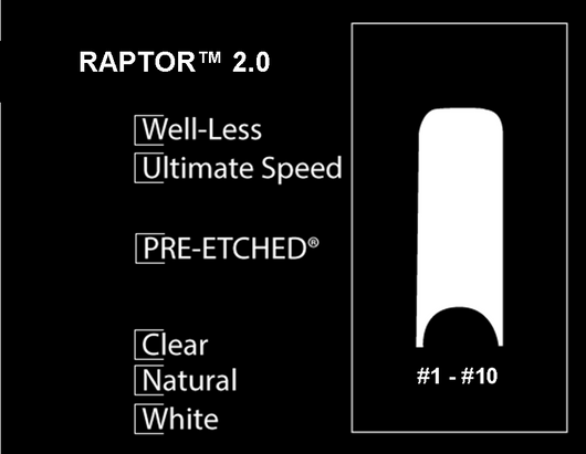 20 CT. - SAMPLE - RAPTOR™ 2.0 - CLEAR