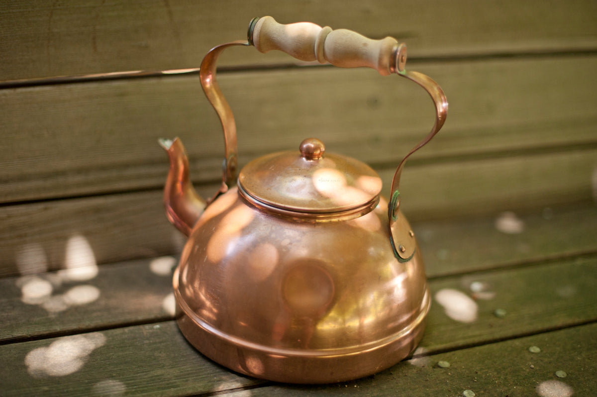 Nicul Stovetop Copper Tea Kettle Made in Portugal
