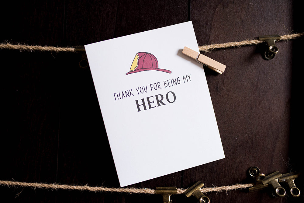 fire department thank you cards