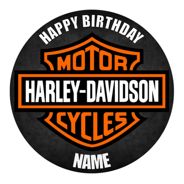 harley davidson cupcake toppers