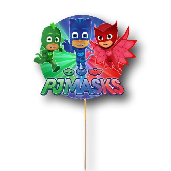 PJ Masks Card Cake Topper