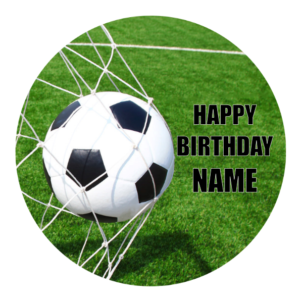 Soccer Edible Cake Topper – VIParty