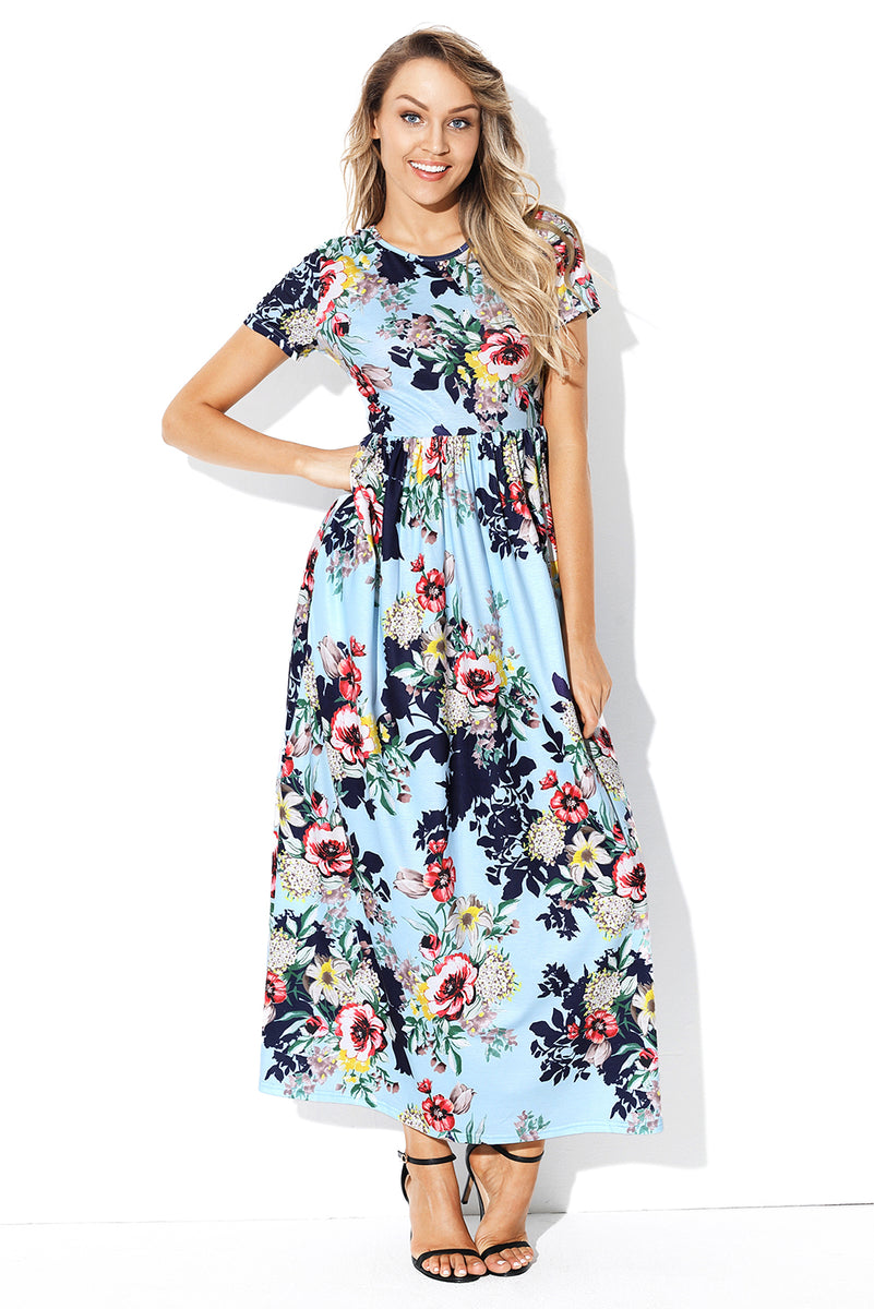 light floral maxi dress