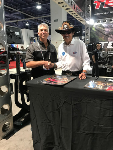 Andy & Richard Petty at the 2016 SEMA show.