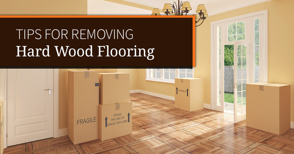Tips for removing hardwood flooring