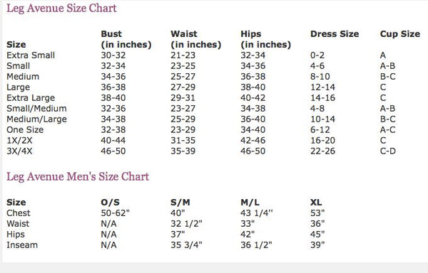 Leg-Avenue-Sizing-Chart