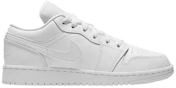 air jordan 1 low gs triple white