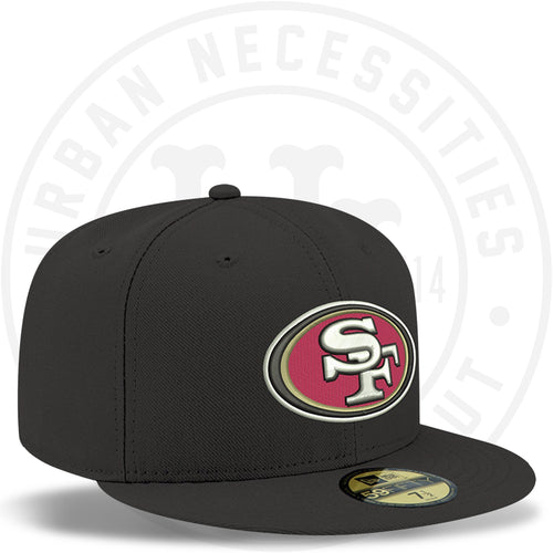 New Era 59FIFTY - San Francisco 49ers Black/Lavender Under Brim-Erlebniswelt-fliegenfischenShops